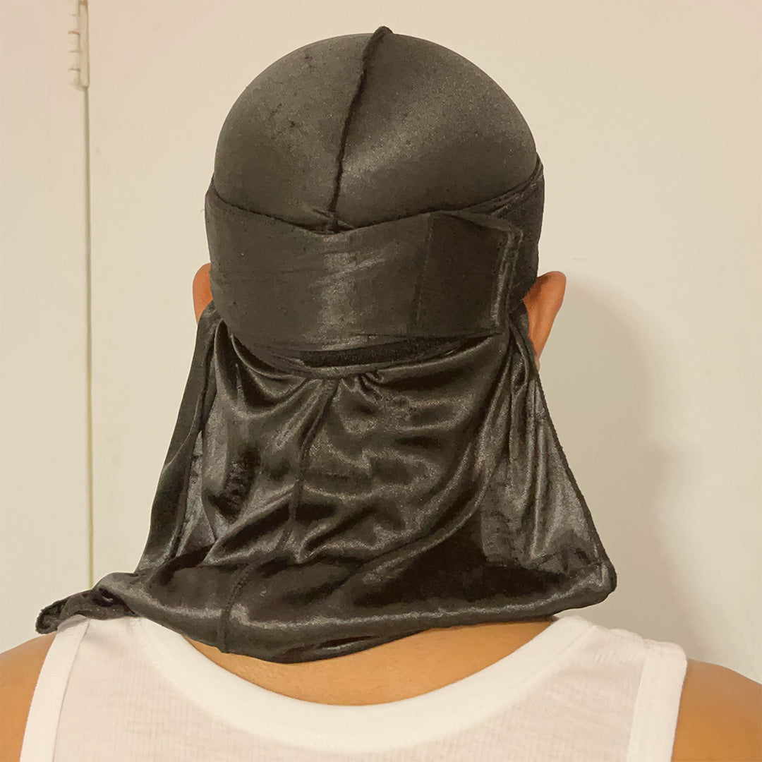 No-Tie Durag™ SILKY (Black)