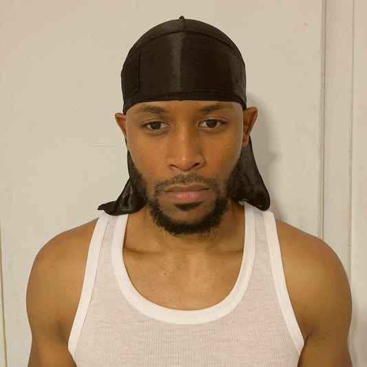 No-Tie Durag™ SILKY (Black)