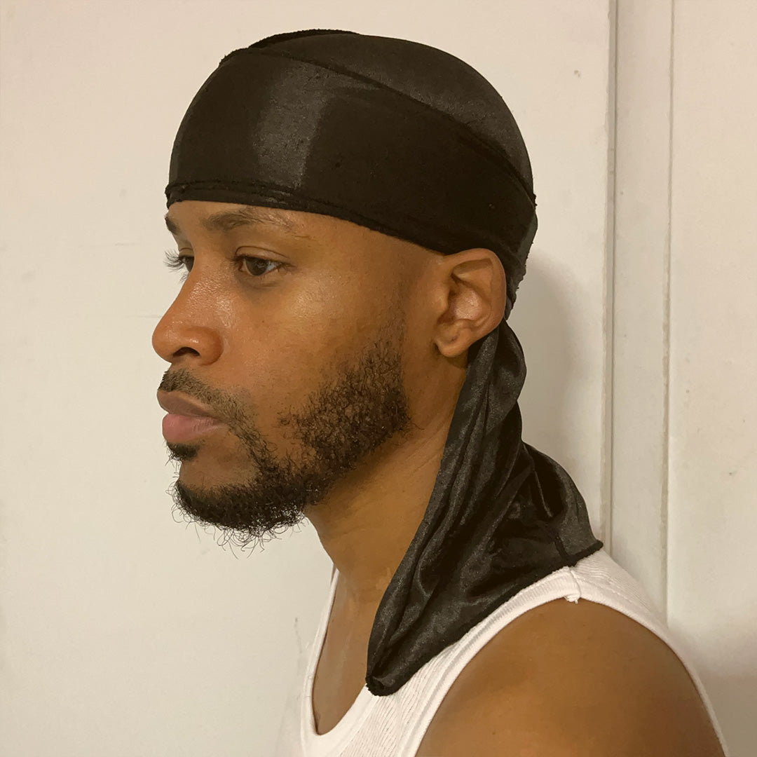 No-Tie Durag™ SILKY (Black)