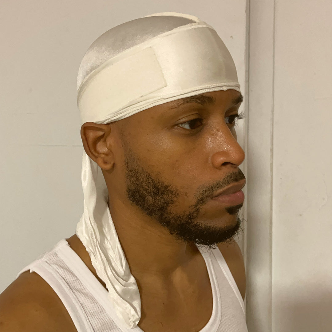 No-Tie Durag™ SILKY (White)