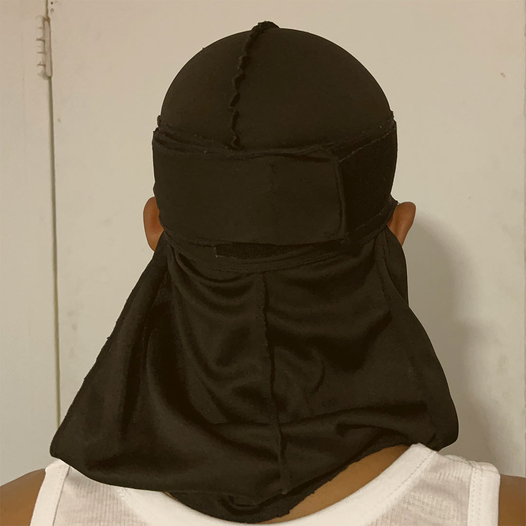 No-Tie Durag™ ATHLETIC (Black)