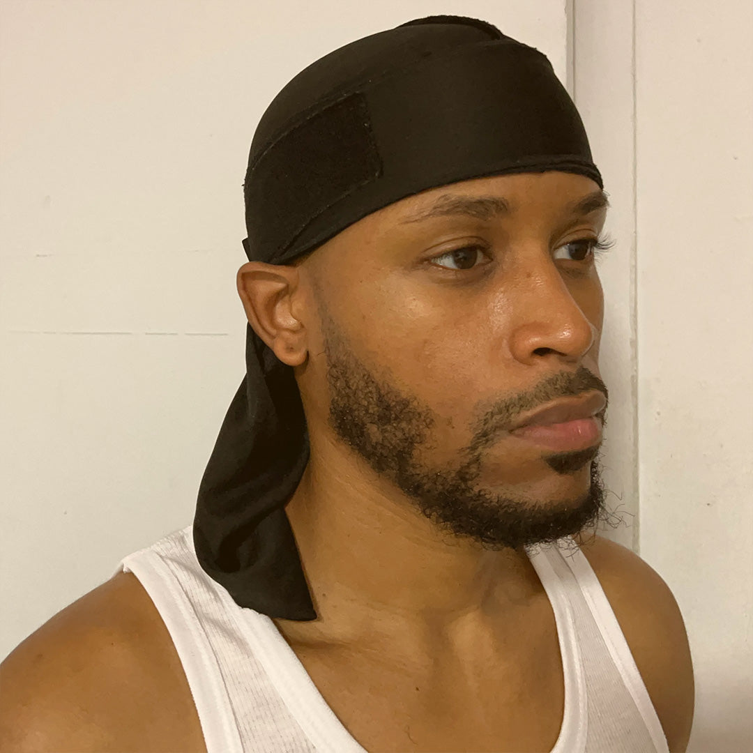 No-Tie Durag™ ATHLETIC (Black)